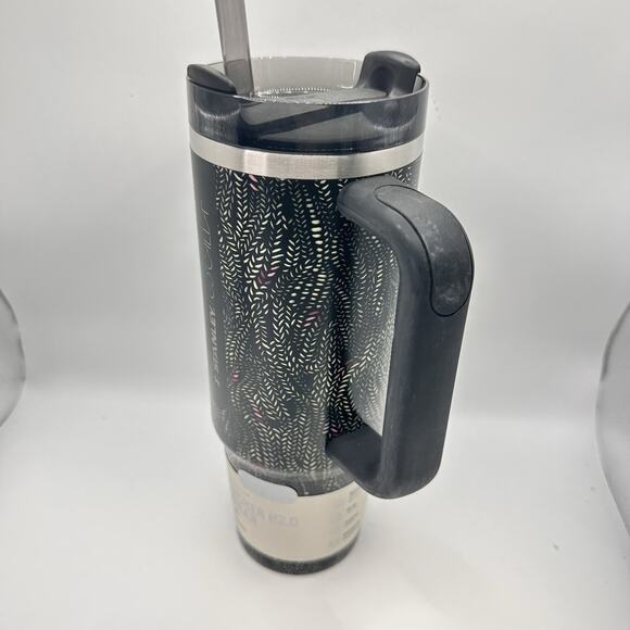 Stanley x Calia 30oz Flowstate Quencher H2.0 Tumbler Black Serpent Brand New - Picture 2 of 7